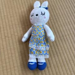 KP ニットプランナー　ミミちゃん ぬいぐるみ ウサギ うさぎ　花柄のサムネイル
