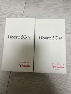 Y!mobile Libero 5G IV ホワイト・ブラック2台　新品未使用のサムネイル
