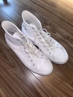日本未発売CONVERSE CHUCK TAYLOR 厚底 ホワイト スニーカーのサムネイル