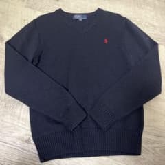 Polo Ralph Lauren Vネックセーター 130cm ネイビー