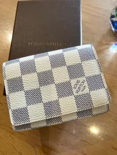 LOUIS VUITTON ダミエ・アズール 名刺入れ - メルカリ