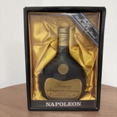 アロマ未開栓　ナポレオン GRANDGOSIER ブランデー 陶器 未開栓ブランデーNAPOLEON ナポレオン古酒 700ml 箱付 - メルカリ