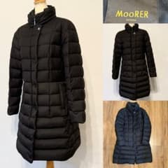 MOORER ムーレー カシミヤ混 ロング ダウンコート 44 - メルカリ