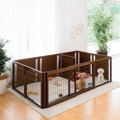 小型犬 サークル 多頭飼い 室内用 スライドドア 木製 仕切り 日本製ペット家具 m85408105904_1.jpg?1623985588