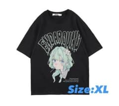 時間限定値下げ！！【新品・未使用品オーバーサイズ　Tシャツ　初音ミク風　ボカロのサムネイル