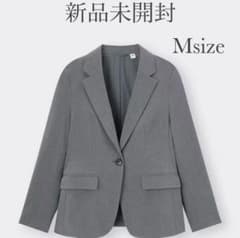 【GU】Mサイズ グレー テーラードジャケットのサムネイル