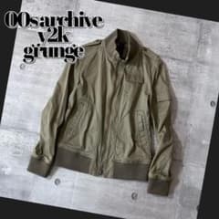 y2k grunge military jacket 00s archive - メルカリ