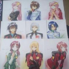 ガンダムSEED Destiny ミニポスター6枚セット　(A3サイズ ガンダムSEED DESTINY ミニポスター