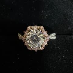 遺品整理 K18 D1.00ct 刻印 ダイヤモンド リング - メルカリ