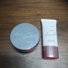 クリアラスト　フェイスパウダーとハイカバーリキッドのサムネイル