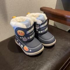 アンパンマン キッズ ボアブーツ 14cm ネイビーのサムネイル