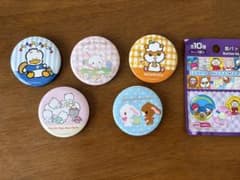 サンリオキャラクターズ缶バッジ　5個セットのサムネイル