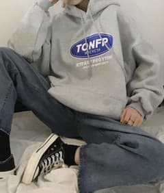 TONFPサークルロゴビックシルエットプルパーカーのサムネイル
