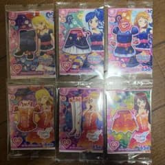 アイカツカード セブンイレブン特典 6枚セット モンスターキャットガーリーデビルのサムネイル