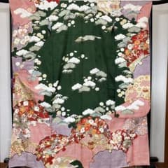 &Ｌiberte　振袖 緑地 花柄 金駒刺繍　特カ &Liberte様専用 振袖 緑地 花柄 金駒刺繍 特カ - メルカリ