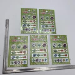 케로로 군조 반사 씰 5장 세트