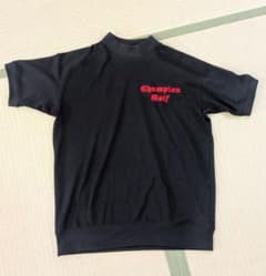 １回のみ使用 チャンピオン モックネック M 紺 champions golfのサムネイル