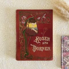 洋書　古書　1904年刊行　ドイツの美しいアンティークブック　詩選集　優美な挿絵 洋書 古書 1904年刊行 ドイツの美しいアンティークブック 詩選集