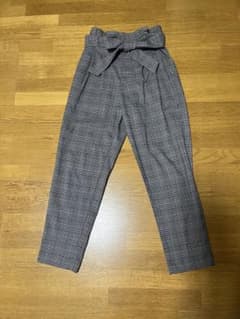 LOWRYS FARM チェック柄 ガウチョパンツ