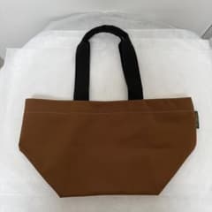 美品 エルベシャプリエ 1028N コニャック×パイユ ナイロン舟型 ML 