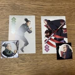 NARUTO THE  GALLERY 缶バッジ、ポストカード　シカマル、飛段のサムネイル