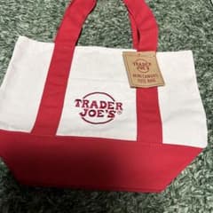新品未使用 Trader Joe’s ミニトート レッドのサムネイル