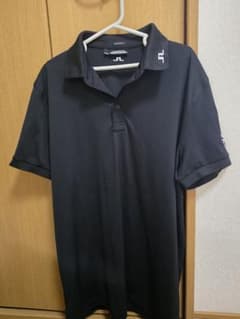 J.LINDEBERG ブラック ゴルフシャツ Lのサムネイル