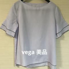 VEGA ライトパープル ティアードスリーブ ブラウス