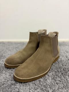 ZARA MAN スウェード サイドゴアブーツ ベージュ EU40のサムネイル