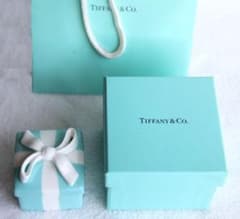 ティファニー　Tiffany & Co. ミニブルーボウボックス 箱付　袋付のサムネイル