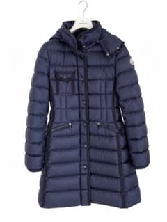 MONCLER ダウンコート ネイビー　エルミンヌのサムネイル