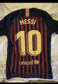 FC Barcelona メッシ 10番 ユニフォーム　楽天　カンプノウ購入　Sのサムネイル