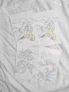 く*！様 鬼滅の刃 柱展 ポストカード 4枚セットのサムネイル