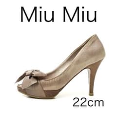H8503-h2 Mew Mew　Open-toe pumps, with box and dust bag.