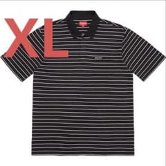 Supreme Shin Stripe Polo XL - メルカリ