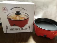 【新品未使用】ミニホットプレートのサムネイル