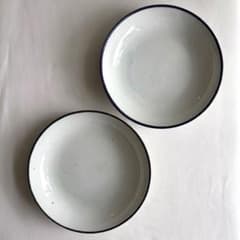 リトルマーメイド マーガレットクラブ 砥部焼 深皿 2枚（ネイビー・グリーン）のサムネイル