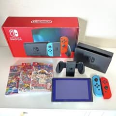 Nintendo Switch 本体 ソフト3本＋ケース、プレイスタンドセット