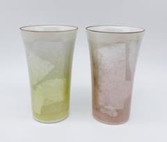 九谷焼  ペア 焼酎グラス  銀彩 陶器のサムネイル