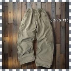 カーハート ルーズフィットキャンバスペインターワークパンツ W34