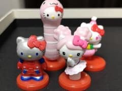 4個セット　チョコエッグ　ハローキティのサムネイル