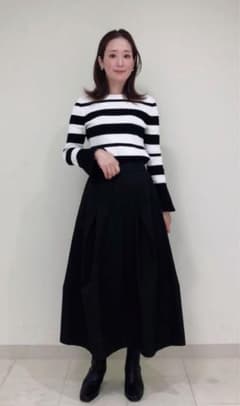 【美品】PLST ボーダーニットのサムネイル