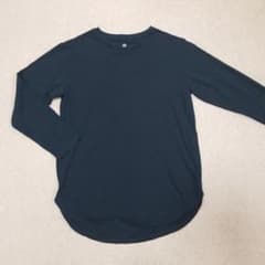 UNIQLO ブラック 長袖カットソー 150