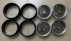 MST ホイール LM 可変ホイール　シルバー　SHIBATIRE セットのサムネイル