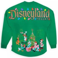 DLR スピリットジャージー クリスマス ミッキー＆フレンズ グリーン