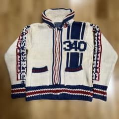 HYSTERIC GLAMOUR ニット ジップアップ パーカー 340のサムネイル