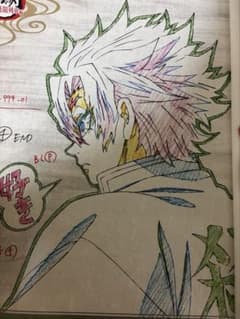 鬼滅 不死川実弥 DINING お楽しみくじ Wチャンス B2原画ポスター