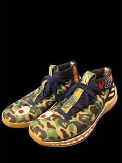 BAPE × adidas Dame 4 カモ スニーカー バッシュ リラード - メルカリ
