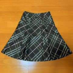 バーバリー プリーツスカート チェックスカートのサムネイル