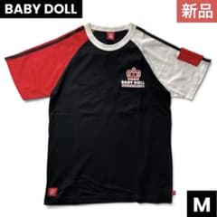 BABYDOLL ラグランTシャツ❣️新品 未使用❣️ブラック Mサイズ 肩ポケのサムネイル